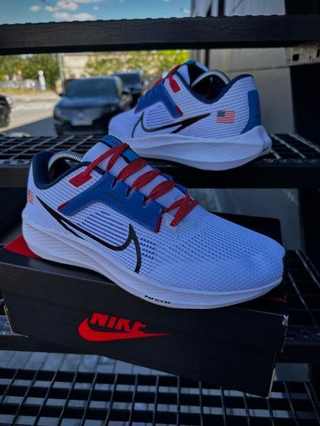 Кросівки Nike Zoom Pegasus 40 USA (White & blue)
