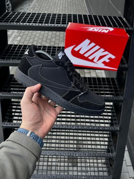 Кросівки Nike Air Jordan Travis Scott (all black)