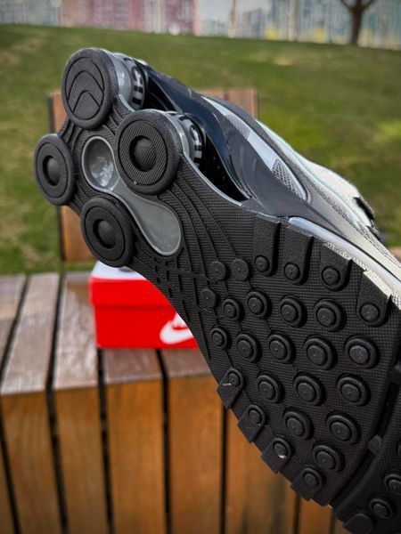 Кросівки Nike SHOX Ride 2 SP X SUPREME, чорно сірі (весна-літо)