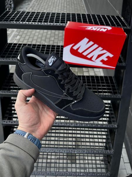 Кросівки Nike Air Jordan Travis Scott (all black)