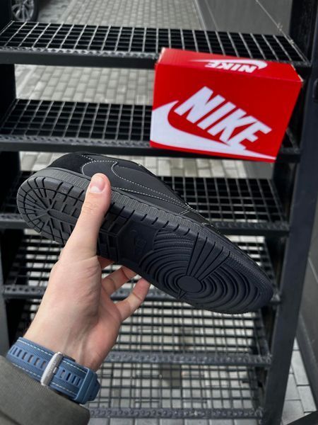 Кросівки Nike Air Jordan Travis Scott (all black)