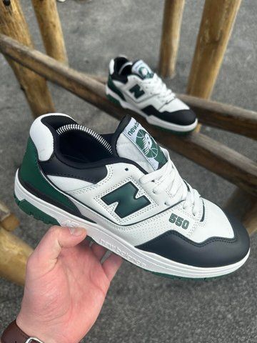 Кросівки New Balance 550 (white & green)