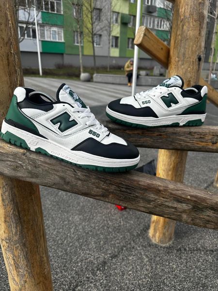 Кросівки New Balance 550 (white & green)
