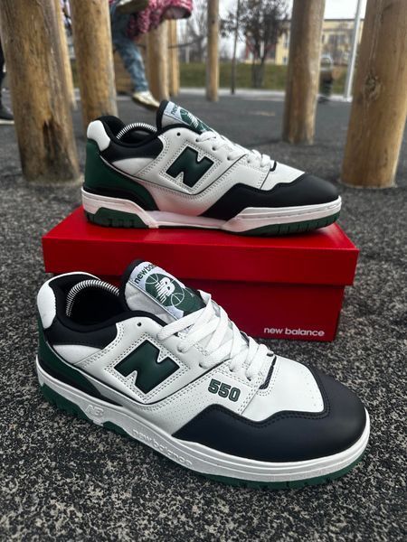 Кросівки New Balance 550 (white & green)