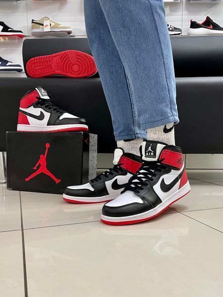 Кросівки Nike Air Jordan 1 RED (ТОП качество)