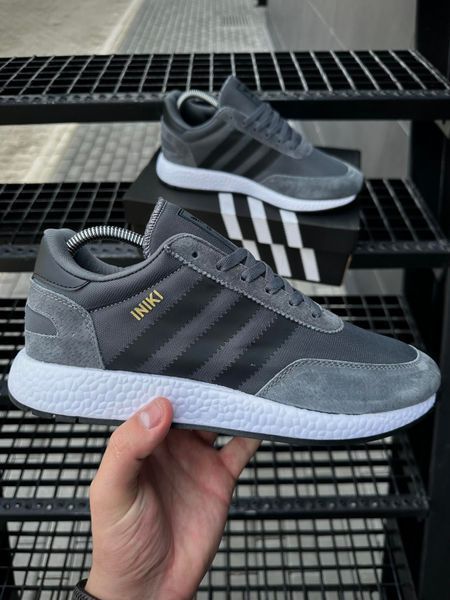 Кросівки Adidas INIKI, темно сірі
