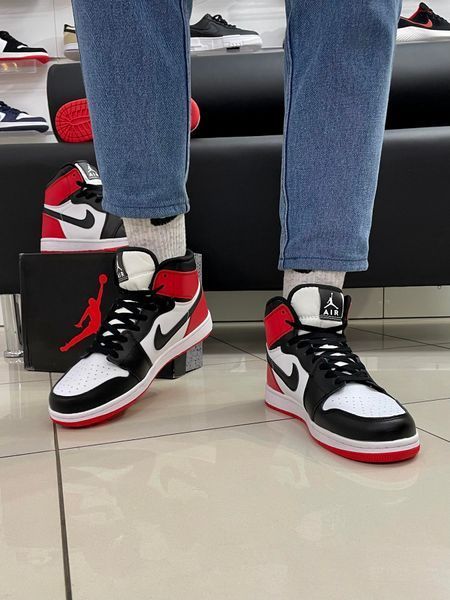 Кросівки Nike Air Jordan 1 RED (ТОП качество)