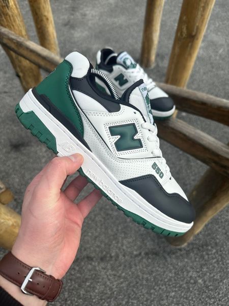 Кросівки New Balance 550 (white & green)