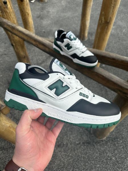 Кросівки New Balance 550 (white & green)