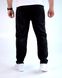 Чоловічі спортивні штани великі розміри , чорні casual 2178 фото 4