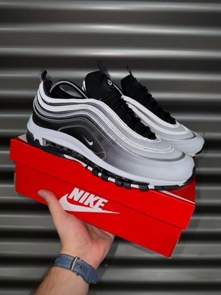 Кросівки Nike Air Max 97 reflective, біло-чорні