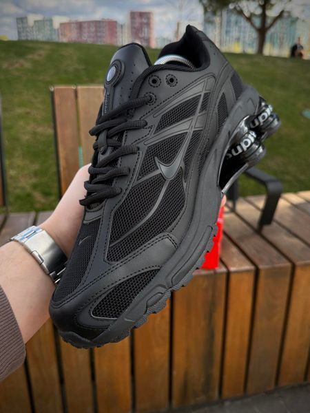 Кросівки Nike SHOX Ride 2 SP X SUPREME, чорні (весна-літо)