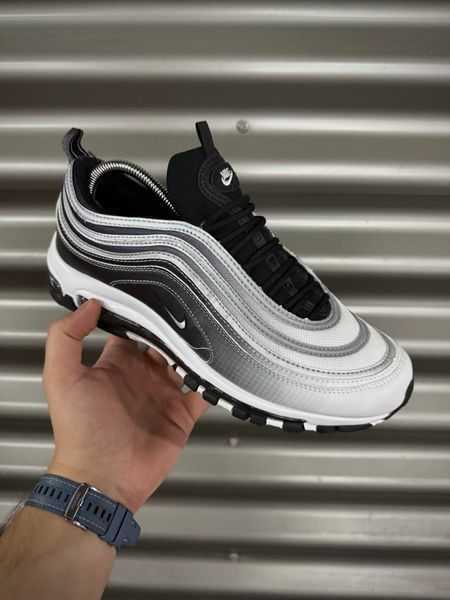 Кросівки Nike Air Max 97 reflective, біло-чорні