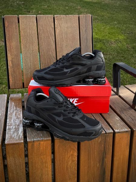 Кросівки Nike SHOX Ride 2 SP X SUPREME, чорні (весна-літо)