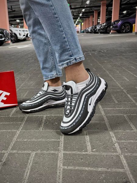 Кросівки Nike Air Max 97 reflective, біло-чорні