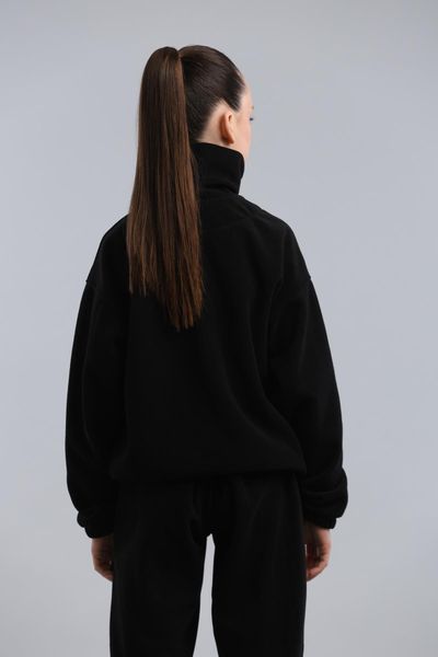 Костюм теплий ,флісовий ,підлітковий , чорний "Polar Style"