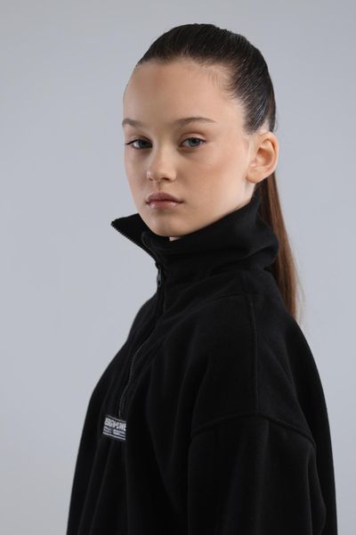 Костюм теплий ,флісовий ,підлітковий , чорний "Polar Style"