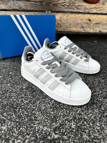 Кросівки Adidas Campus (white, шкіра)