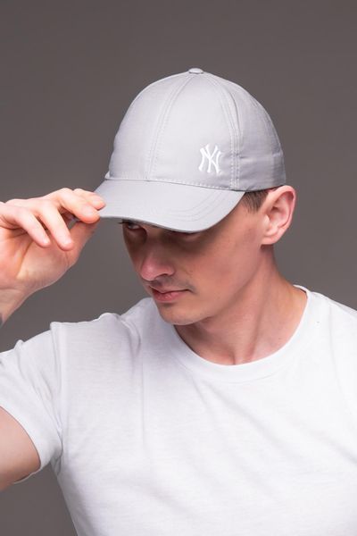 Чоловіча кепка котон New york yankees сіра