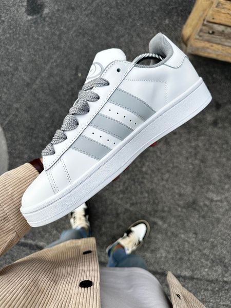 Кросівки Adidas Campus (white, шкіра)