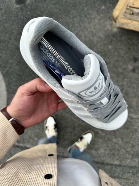 Кросівки Adidas Campus (white, шкіра)