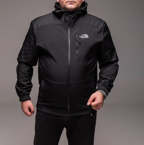 Чоловіча куртка на флісі Softshell великого розміру