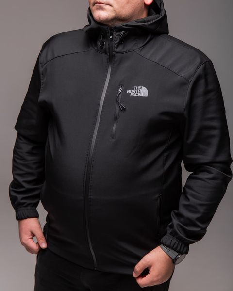 Чоловіча куртка на флісі Softshell великого розміру