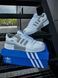Кросівки Adidas Forum low (white & gray) 272-4 фото 5