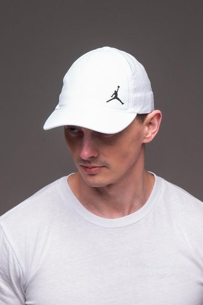 Чоловіча кепка котон Jordan біла