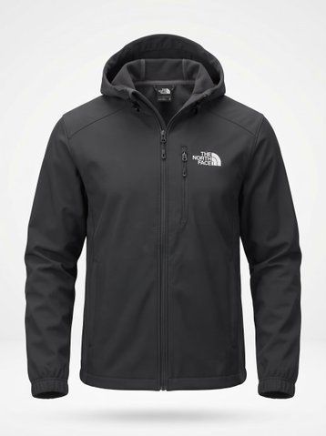 Чоловіча куртка вітрівка Softshell на флісі сіра