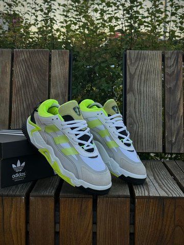 Кросівки Adidas Niteball ll, сірі / салатові