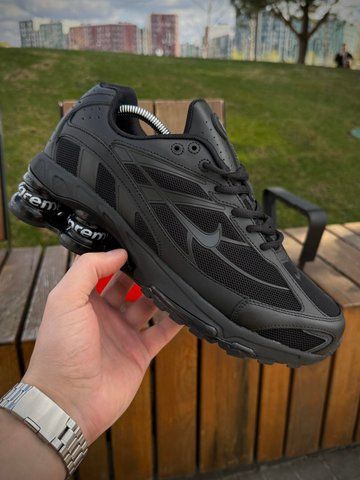 Кросівки Nike SHOX Ride 2 SP X SUPREME, чорні (весна-літо)