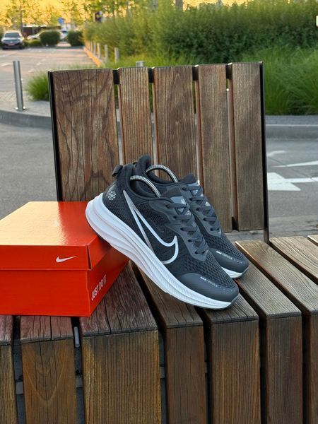 Кросівки Nike Vomero React X, темно сірі (сіточка, літні)