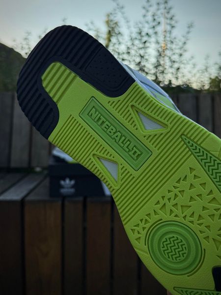 Кросівки Adidas Niteball ll, сірі / салатові