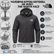 Чоловіча куртка вітрівка Softshell на флісі сіра  2307 сір фото 3