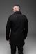 Пальто стильне ,кашемірове,утеплене,чоловіче без капюшона , з коміром стійка 1679 черн фото 3