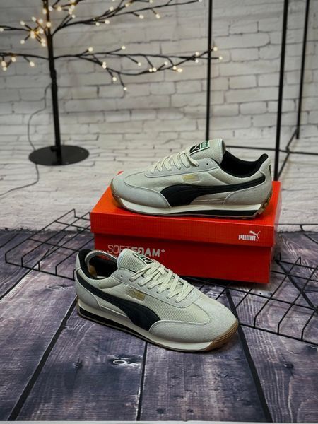 Кросівки Puma Ease Rider Vintage, світло сірі (замша + сіточка)