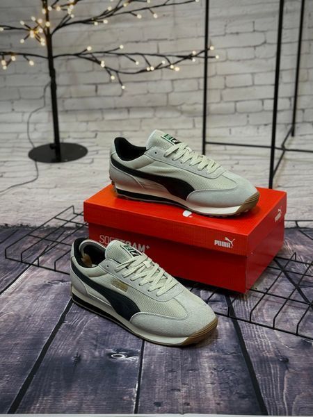 Кросівки Puma Ease Rider Vintage, світло сірі (замша + сіточка)
