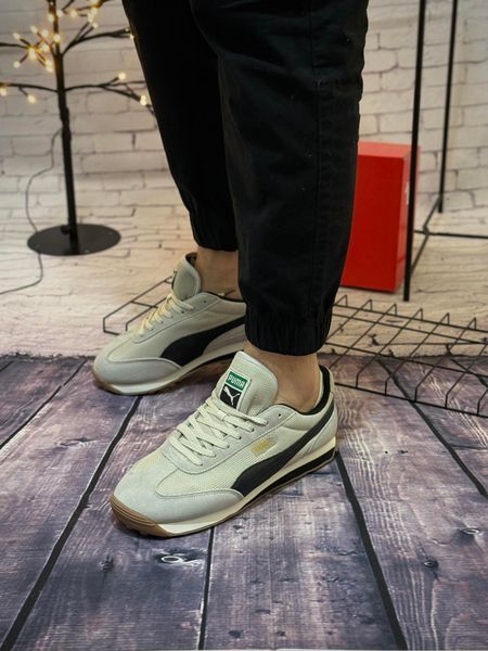 Кросівки Puma Ease Rider Vintage, світло сірі (замша + сіточка)