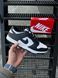 Кросівки Nike SB Dunk (white & black) 5535-4 фото 1