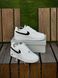 Кросівки Nike Air Force (білі з чорним свушем) 1156-2 фото 8