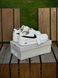 Кросівки Nike Air Force (білі з чорним свушем) 1156-2 фото 3