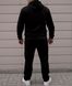 Чоловічий спортивний костюм,утеплений, без капюшона,чорний,Батал 2165 фото 8