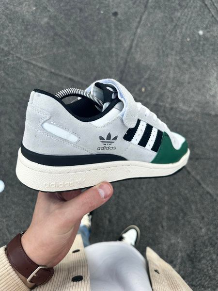 Кросівки Adidas Forum low (gray & green)