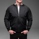 Бомбер стильний, чоловічий, легка куртка, чорний 2241 фото 2