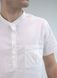 Сорочка чоловіча літня , з кишенею , на короткий рукав , біла 2191 біл фото 6