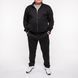 Костюм чоловічий спортивний полубатал (3XL-5XL) без капюшона чорний Туреччина 2514 чор фото 1