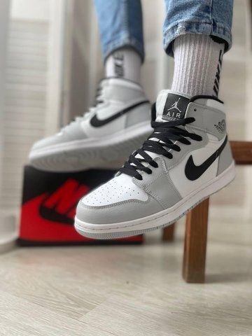 Кросівки Nike Air Jordan 1 OG (gray white black)