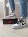 Кросівки Nike Air Jordan 1 OG (gray white black) 159-18 фото 2