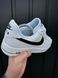 Кросівки Nike Air Force (білі з чорним лого, шкіра ЛІЦЕНЗІЯ) 32-3 фото 5